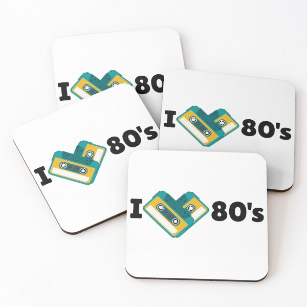 Item preview, I Love 80s Cassette Heart designed and sold by tapeisdamessage.
