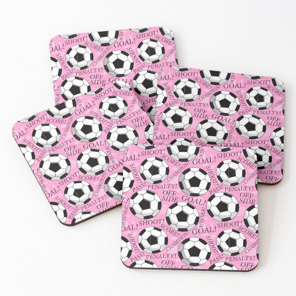 Item preview, Football/ Soccer (Pink) designed and sold by HelenaRoberts1.