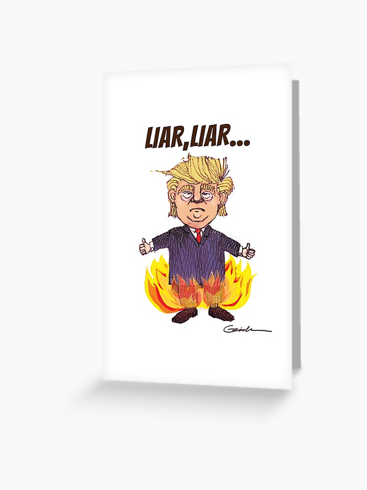 Anti Trump Lugner Lugner Politische Satire Grusskarte Von Punchzip Redbubble