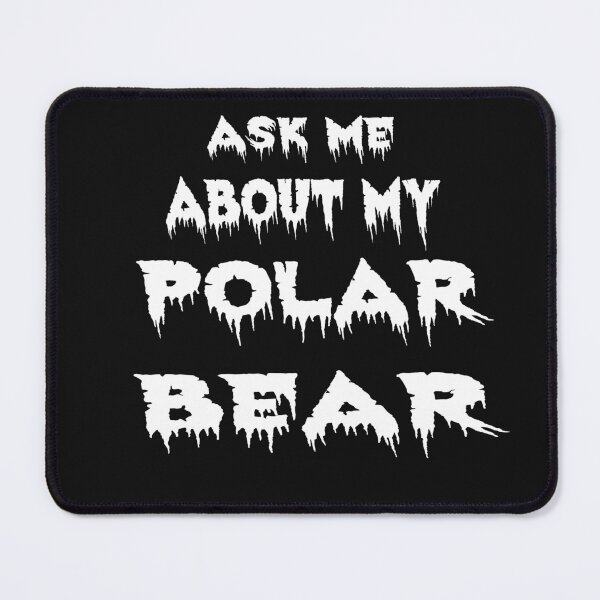Item preview, Ask Me About My Polar Bear T Shirt Funny Zoo Animal Flip Up Tee designed and sold by Mambahfit.