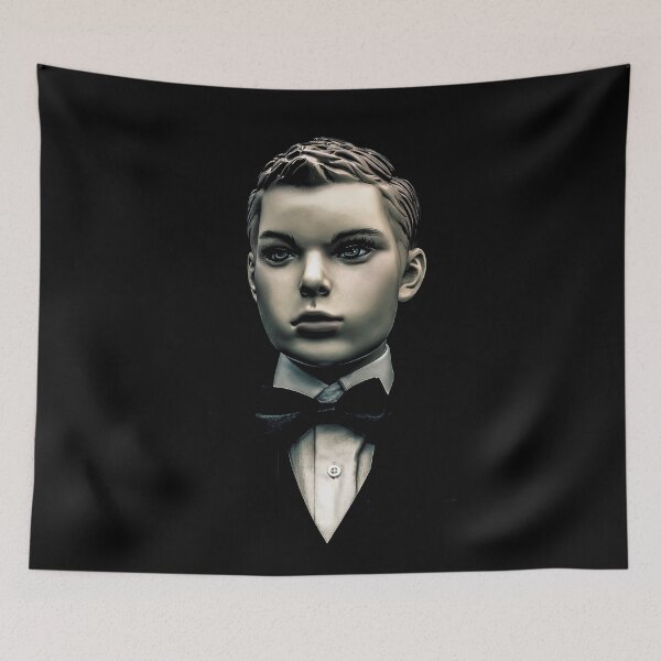Item preview, Evil Boy Manikin Portrait designed and sold by DFLC Prints.