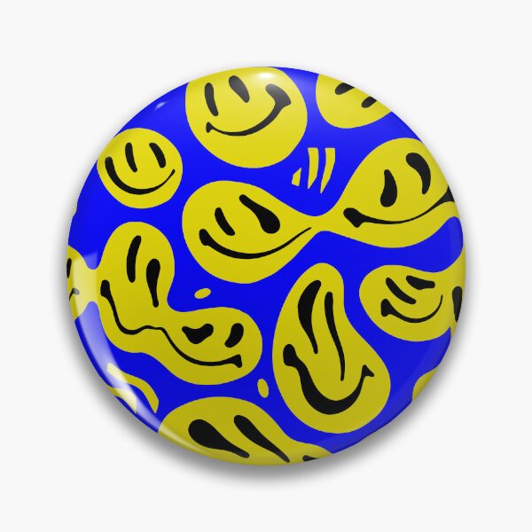 Item preview, Blue and Yellow Melted Happiness designed and sold by STUDIO MORE Los Angeles.