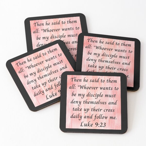Item preview, Bible Verse Luke 9:23 designed and sold by Prayingwarrior.