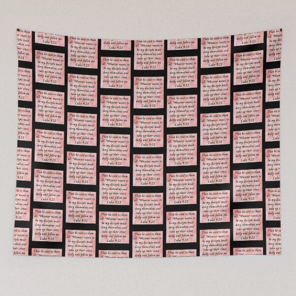 Item preview, Bible Verse Luke 9:23 designed and sold by Prayingwarrior.