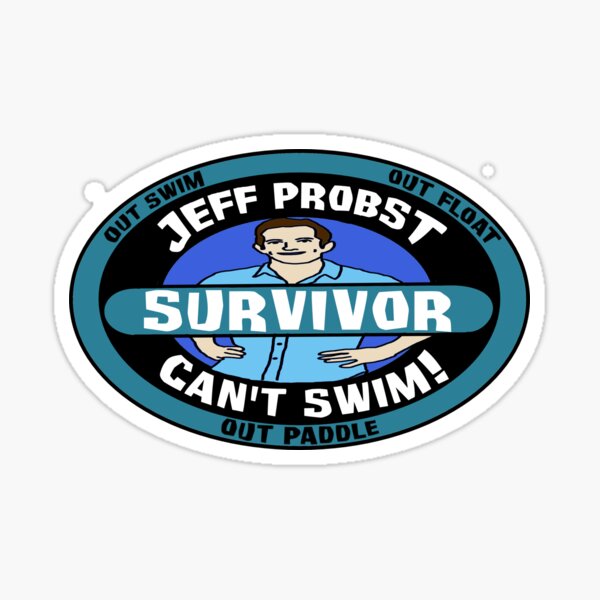 “Jeff Probst Fan Art” Sticker by LoopEra | Redbubble