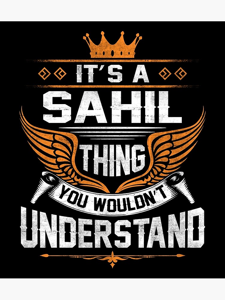 Sahil Name Wallpaper