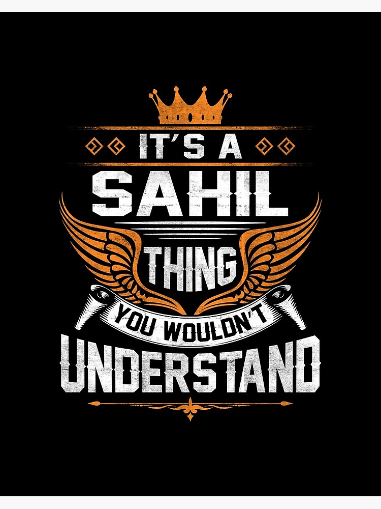 Sahil Logo | Free Name Design Tool from Flaming Text