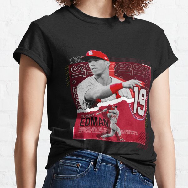 Tommy Edman Cardinals Name Number Short Sleeve Player T Shirt