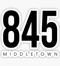Middletown, NY - 845 Area Code Sticker