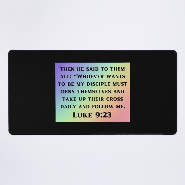 Item preview, Bible Verse Luke 9:23 designed and sold by Prayingwarrior.
