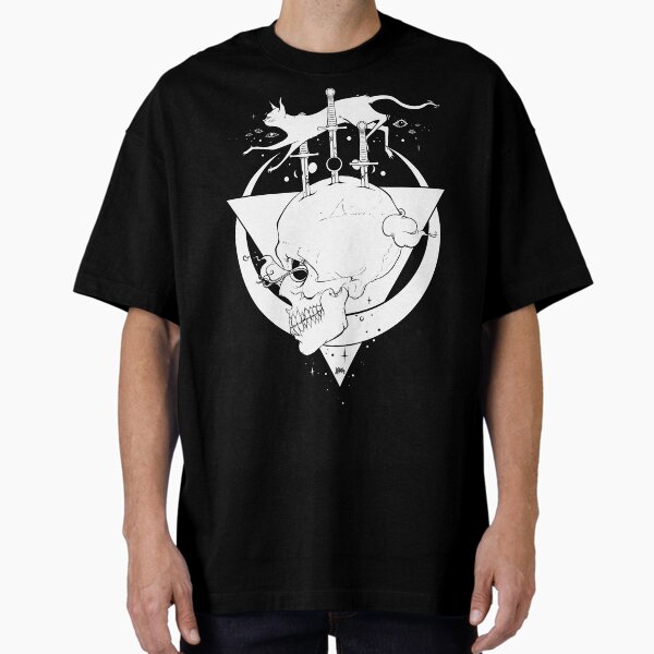 Item preview, Skull And Cat With Moon Phases designed and sold by cellsdividing.