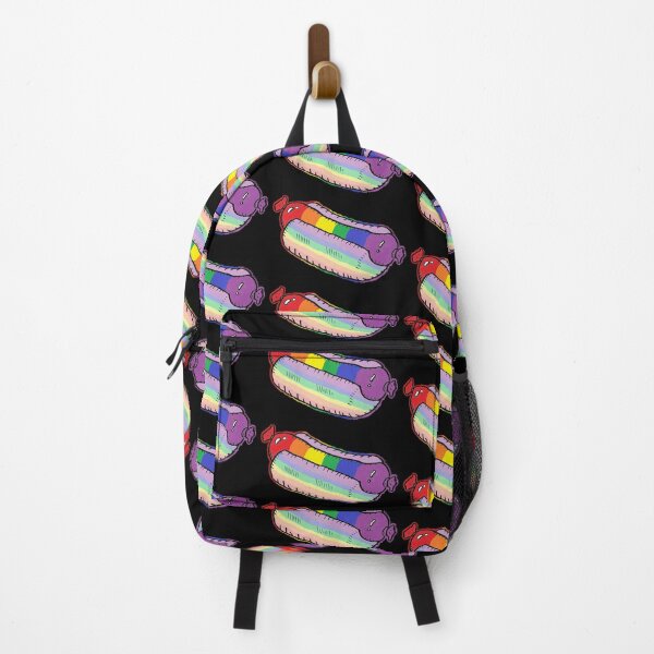 Item preview, Rainbow Striped Hot-Dog designed and sold by Riccivela.