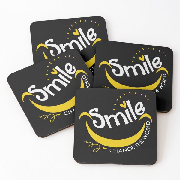 Item preview, Smile Change The World, Motivational Quote,  designed and sold by OB-Store.