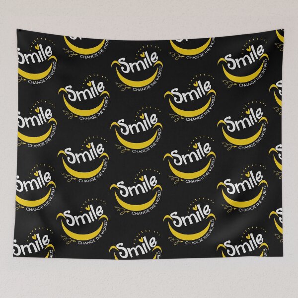 Item preview, Smile Change The World, Motivational Quote,  designed and sold by OB-Store.