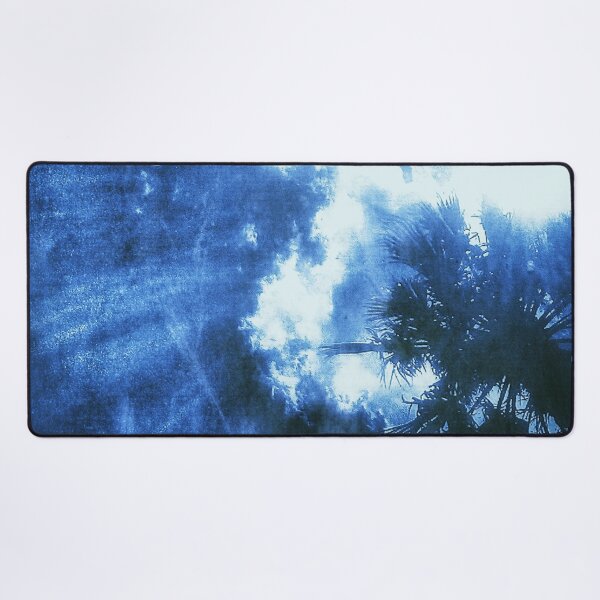 Artikelvorschau, Palm Tree Sunburst-Denim entworfen und verkauft von blakcirclegirl.