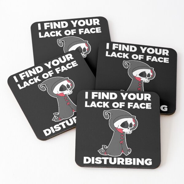 Item preview, I find your lack of face disturbing designed and sold by arkantus.