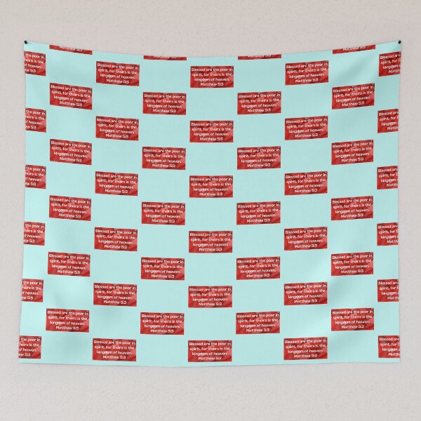 Item preview, Bible Verse Matthew 5:3 designed and sold by Prayingwarrior.