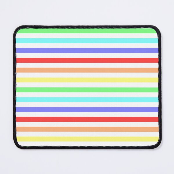 Item preview, Basic Chunky Stripes - Rainbow on White designed and sold by TheFrostedDonut.
