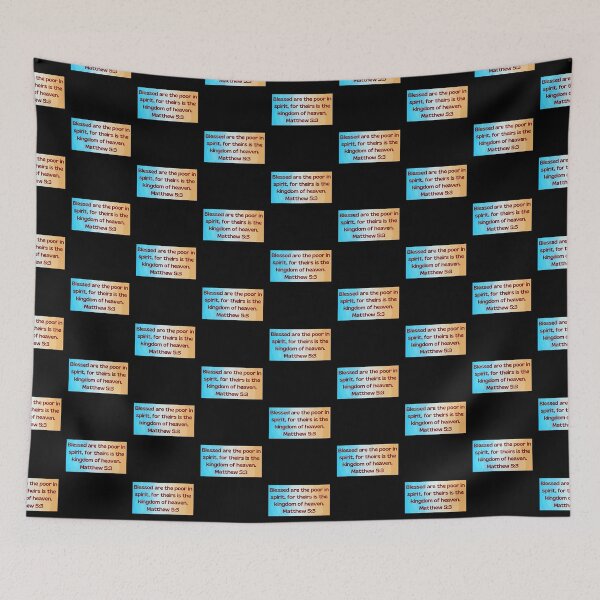 Item preview, Bible Verse Matthew 5:3 designed and sold by Prayingwarrior.