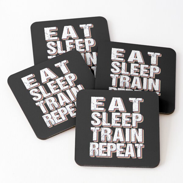 Item preview, EAT. SLEEP. TRAIN. REPEAT. - EAT SLEEP TRAIN REPEAT  designed and sold by MOONINSPIRATION.