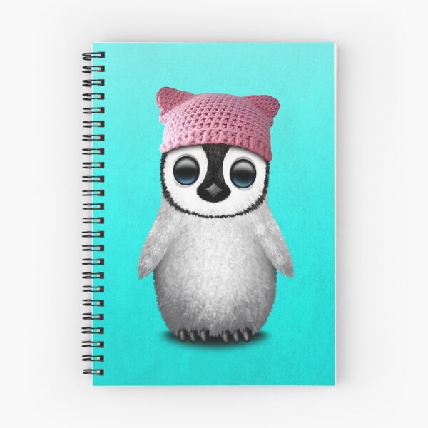 Item preview, Cute Baby Penguin Wearing Pussy Hat Blue designed and sold by JeffBartels.