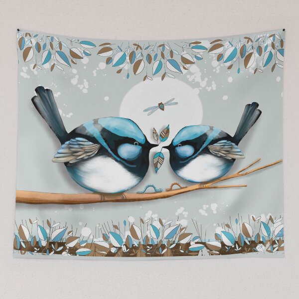 Item preview, Superb Fairywrens Whimsical Australian Birds designed and sold by Karin Taylor.