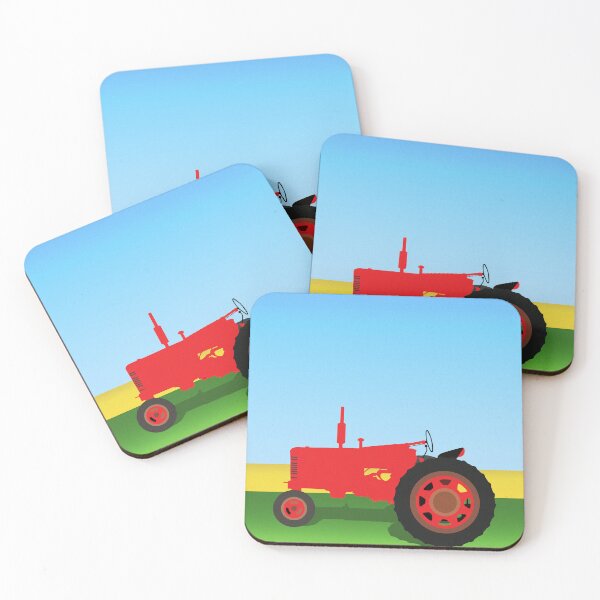 Item preview, Red Tractor With Blue Sky designed and sold by Eye on the Blueline.