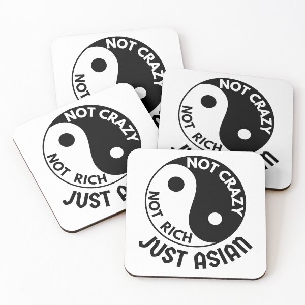 Item preview, Not Crazy Not Rich Just Asian Funny Tao (Black) designed and sold by Printshac.