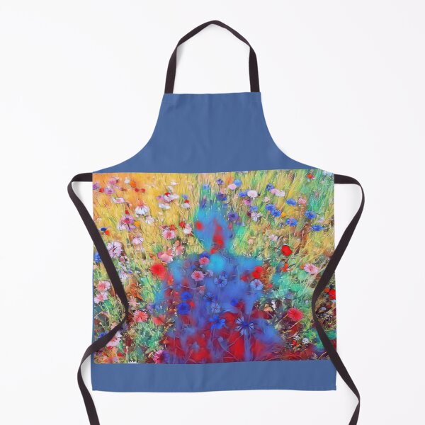 Item preview, Colorful flower meadow with the shadow of the photographer - summery photo design designed and sold by kikidu21.
