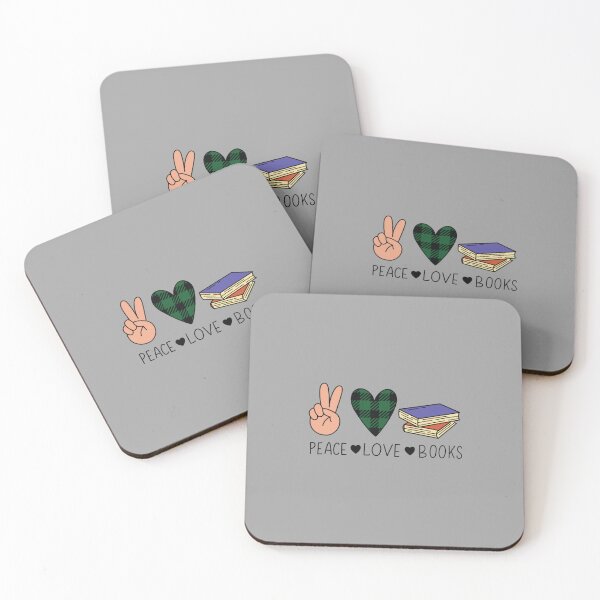 Item preview, Peace Love Books designed and sold by CourtDArt.