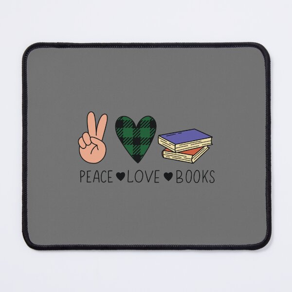 Item preview, Peace Love Books designed and sold by CourtDArt.