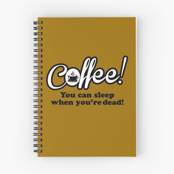 Item preview, Coffee - you can sleep when you're dead. designed and sold by nektarinchen.