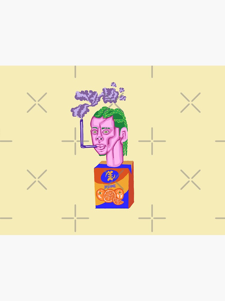 "Surrealist Juicebox/Man" Sticker by Artm2 Redbubble
