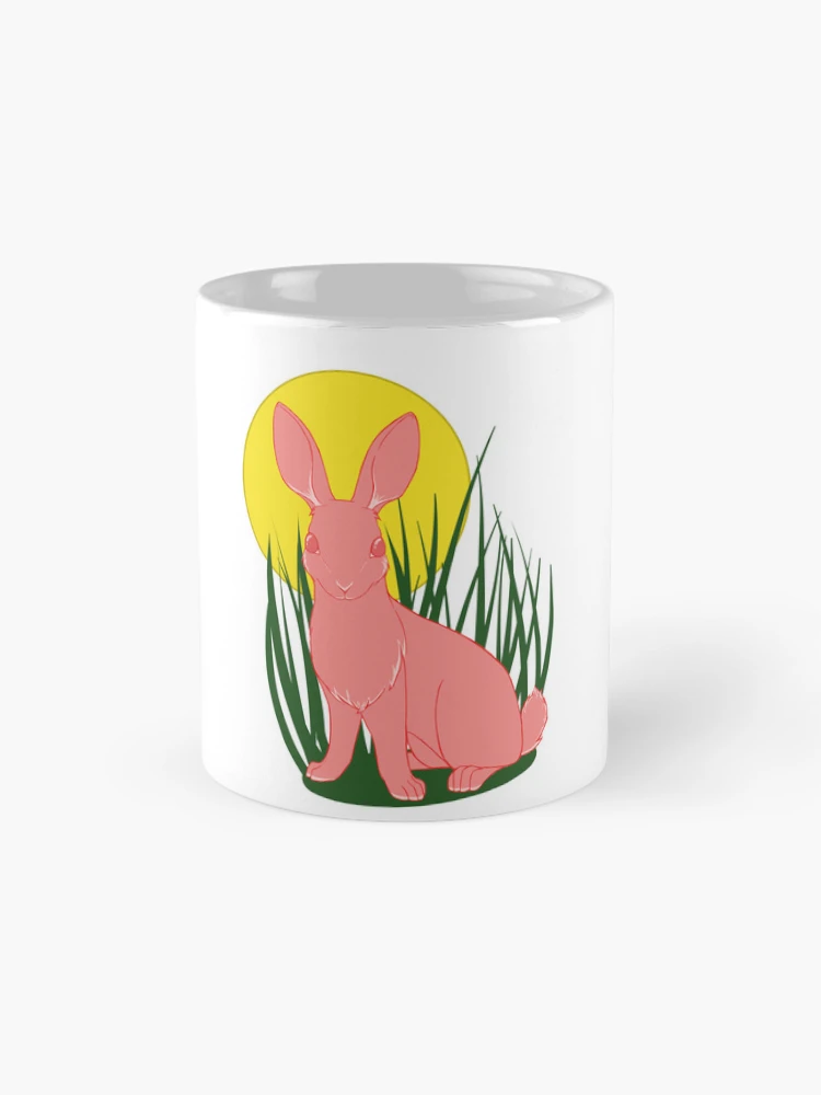 Thumbnail 4 of 6, Coffee Mug, Red Rabbit designed and sold by Infectedradio.