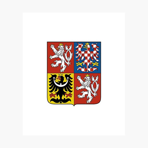 Item preview, Coat of arms of Czech Republic - National Emblems designed and sold by webdango.