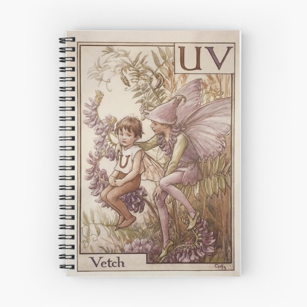 Item preview, The Letters U and V by Cicely Mary Barker - Vintage Art designed and sold by RickE.