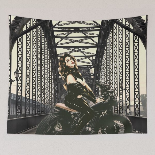 Item preview, Biker girl designed and sold by ElhaChBa.