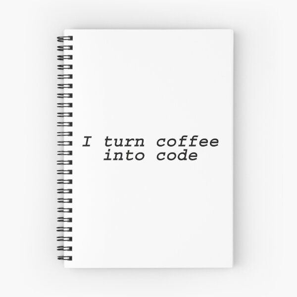 Item preview, I turn coffee into code White designed and sold by Trebsbrah.