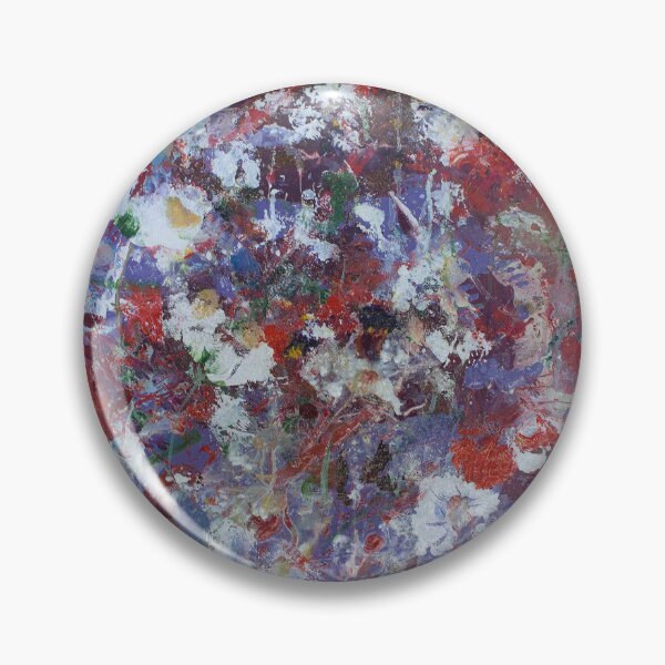 Item preview, Daisies in Purple Abstract Still Life Painting designed and sold by Nola Lee Kelsey.