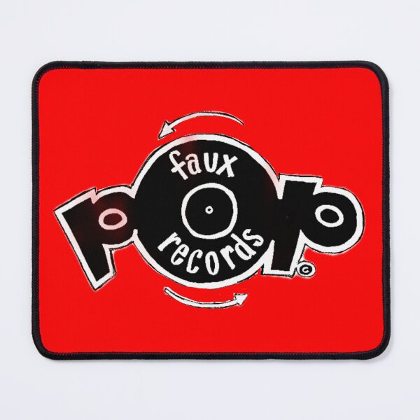 Item preview, Faux Pop Records Logo (Black) designed and sold by JohnnyArtPavlou.