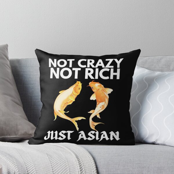 Artikelvorschau, Nicht verrückt, nicht reich, nur asiatische lustige Koi Karps entworfen und verkauft von Printshac.