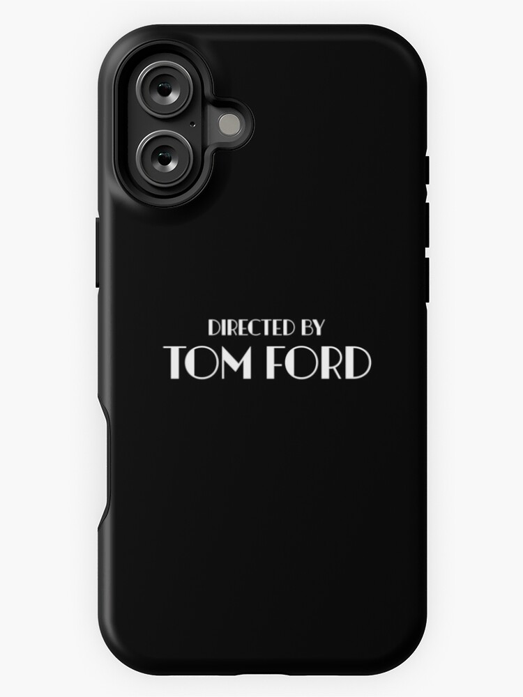 TOM FORD IPHONE CASE アイフォン ケース 黒 ロゴ ゴールド