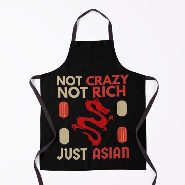 Aperçu de l'œuvre Pas fou pas riche juste asiatique drôle dragon créée et vendue par Printshac.