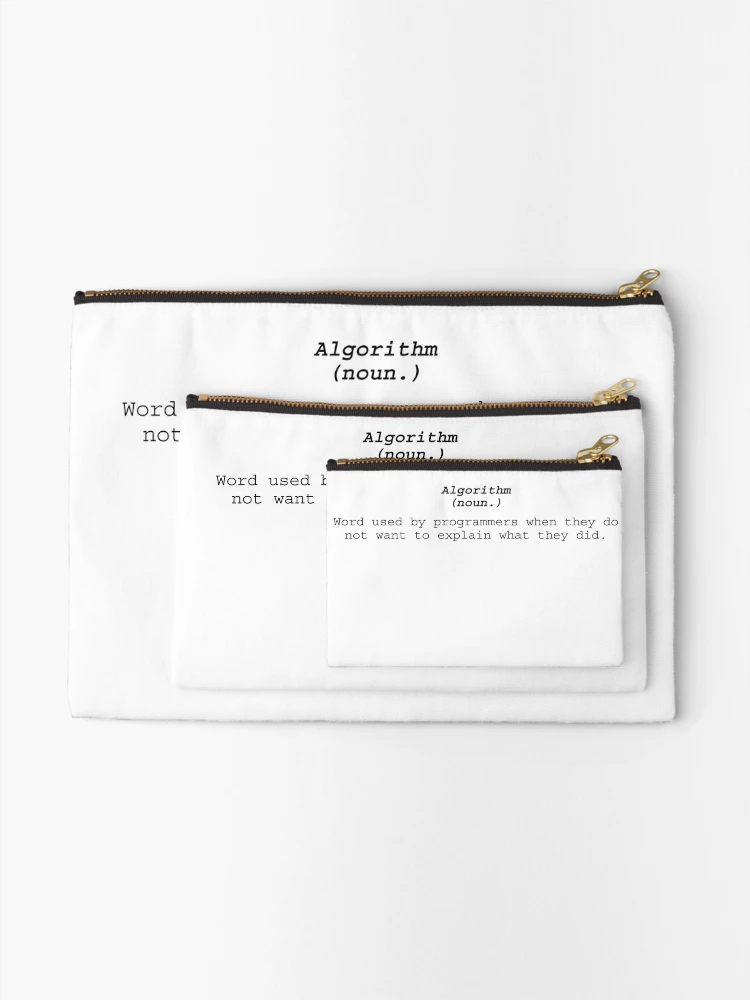 Thumbnail 2 of 4, Zipper Pouch, Algorithm designed and sold by Trebsbrah.