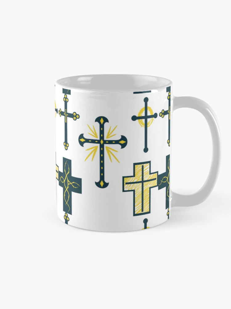 Thumbnail 3 of 6, Coffee Mug, Crosses designed and sold by Catholistic .