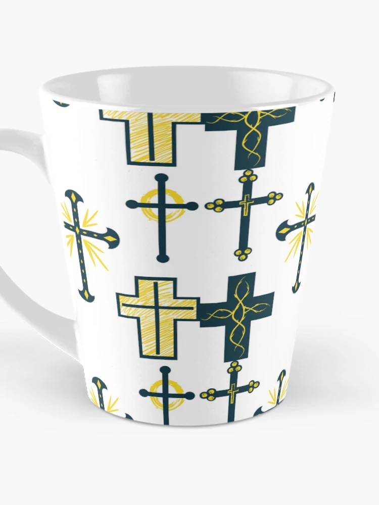 Thumbnail 3 of 4, Coffee Mug, Crosses designed and sold by Catholistic .