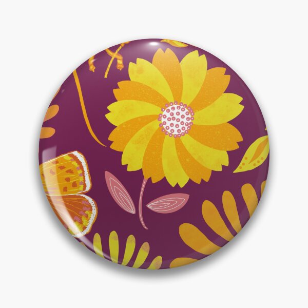 Item preview,  Flores doradas de verano designed and sold by Papergrape.