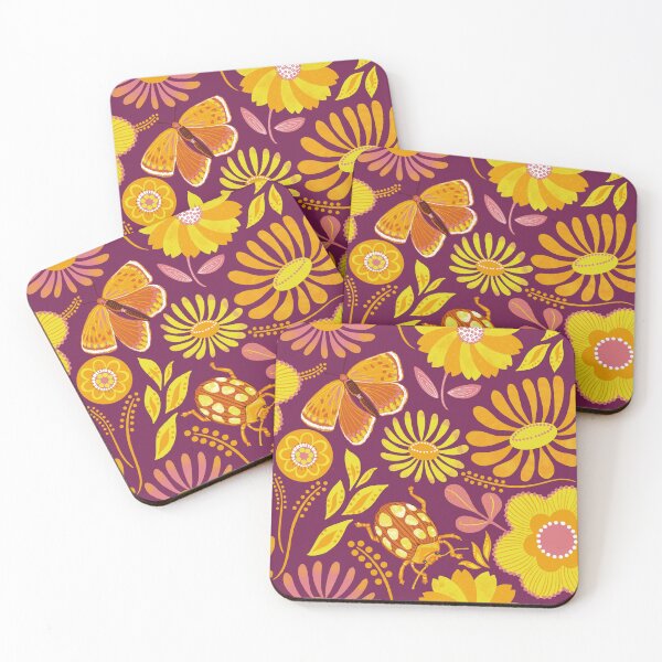 Artikelvorschau,  Goldene Sommerblumen entworfen und verkauft von Papergrape.