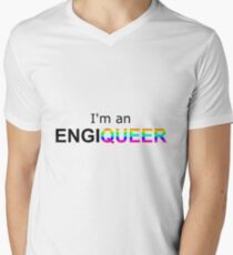 Ich bin ein Ingenieur T-Shirt mit V-Ausschnitt