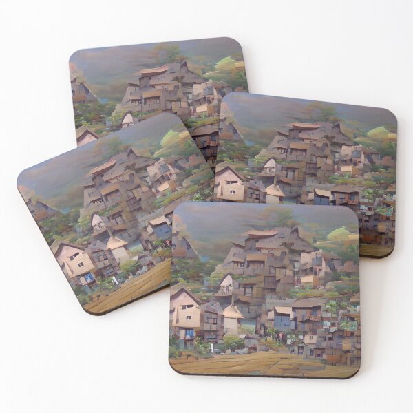 Item preview, Village | Artificial Inteligence Generated Art designed and sold by AllAboutAI.
